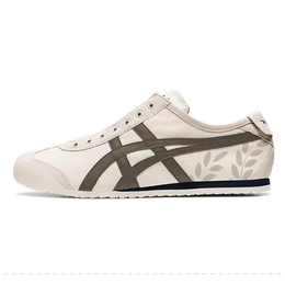 Onitsuka Tiger Легкие повседневные кроссовки Mexico 66 Slip On Deluxe с низким верхом унисекс бежево-желтого цвета 1183a360-205(team352-卡其线条) | ecru