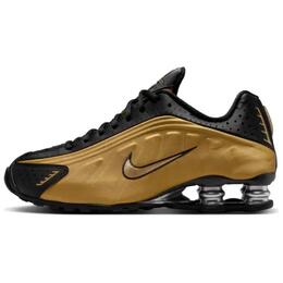 Nike Кроссовки Shox R4 Black Metallic Gold Women's ar3565-005 | black gold