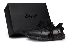 Adidas Кроссовки Yeezy Boost 350 V2 Casual Unisex Low Top White/Red hq4540(team80-男女同款玫瑰城堡s-box) | black white red