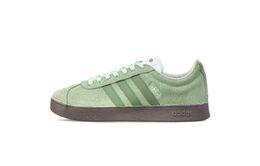 Adidas Кроссовки для скейтбординга VL COURT 2.0 с противоскользящей подошвой, устойчивые к истиранию, унисекс, зеленые hq1802（team144-绿野仙踪） | green