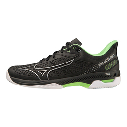 Mizuno Теннисные кроссовки Wave Exceed Tour 5 с низким амортизирующим износостойким верхом, унисекс, черные 61ga227038 | black