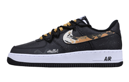 Nike Кроссовки для скейтбординга Air Force 1 с противоскользящим износостойким верхом, унисекс, черные dv0788-001(team611-落日熔金) | black