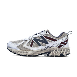 New Balance Кроссовки NB 410 с противоскользящим и износостойким дышащим верхом, повседневные, унисекс, коричневые, красные mt410kr5(team311-做旧棕红) | umber