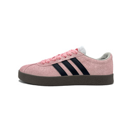 Adidas Кроссовки для скейтбординга VL COURT 2.0 Peach Sand Drifting, легкие, сбалансированные, низкие, черные, розовые hq1802(team653-桃沙漫漫) | black pink