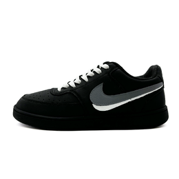 Nike Кроссовки для скейтборда Court Vision Low с противоскользящим износостойким верхом, унисекс, черные, белые, серые dh2987-002（team275-小灰灰） | black white gray