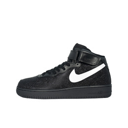 Nike Air Force 1 Износостойкие мид-топ скейтбордские кроссовки Унисекс Черные cw2289-001(team133-白满天星男mid) | black
