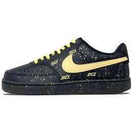 Nike Кроссовки Court Vision Low с низким верхом, амортизирующие, противоскользящие, износостойкие, для скейтбординга, унисекс, черно-желтые dh2987-002（team217-落日余晖） | black yellow