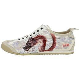 Onitsuka Tiger MEXICO 66 Противоскользящие и износостойкие дышащие низкие повседневные кроссовки унисекс белого и красного цветов d3k0n-0143（team616-火龙沥泉） | white red