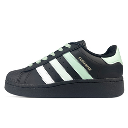 Adidas Кроссовки для скейтбординга SUPERSTAR XLG износостойкие, увеличивающие рост, низкие, унисекс, черные ig9777（team478-rose 绿绮飞跃） | black