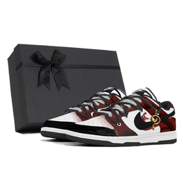 Nike Dunk Абразивоустойчивые противоскользящие низкие кроссовки для скейтбординга унисекс красные dd1391-100(team399-蛇鳞之心sbox) | red