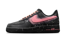 Nike Низкие износостойкие кроссовки для скейтбординга Air Force 1 унисекс, черные, розовые cw2288-001(team443-闪耀星空) | black pink