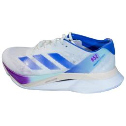 Adidas Кроссовки Adizero Boston 12 с низким верхом, устойчивые к истиранию, дышащие, амортизирующие, унисекс, белые, синие jr5859 | white blue