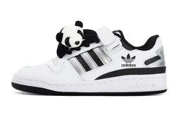 Adidas Кроссовки для скейтбординга FORUM с противоскользящим износостойким эффектом, унисекс, черные, белые, серебристые fy7757(team119-熊猫派对) | black white silver