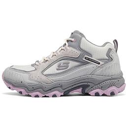 Средние треккинговые кроссовки женские серо-розовые Skechers 180212c-gypk | gray pink