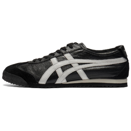 Onitsuka Tiger MEXICO 66 Противоскользящие износостойкие низкие повседневные кроссовки унисекс черно-белого цвета 1183c319-002 | black white