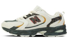 New Balance Кроссовки NB 530 с противоскользящим износостойким низким верхом, унисекс, белые, черные mr530aa1(d)(team128-璞石) | white black