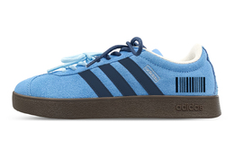Adidas Кроссовки для скейтбординга Vl Court с противоскользящим износостойким верхом, унисекс, синие ji0496(team47-ad蓝黑条形码) | blue