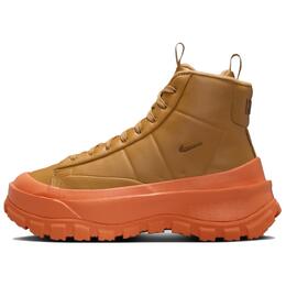 Кроссовки Blazer Roam Mid Flax Safety Orange Racer Blue Light British Tan Women's Nike, коричневый/оранжевый fq9065-200 | brown/orange