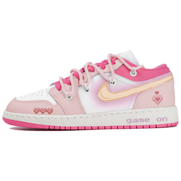 Jordan Баскетбольные кроссовки Air 1 Low Low Vintage GS Pink dr9498-168(team4-女款浓情蜜意) | lotus color