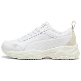 Puma Износостойкие и легкие низкие кроссовки для бега, женские, белые 397824-01 | warm white/gold