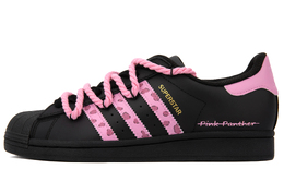 Adidas SUPERSTAR Нескользящие, износостойкие, легкие низкие кроссовки для скейтбординга унисекс, черно-розовые eg4959(team18-粉黛柔情） | black pink