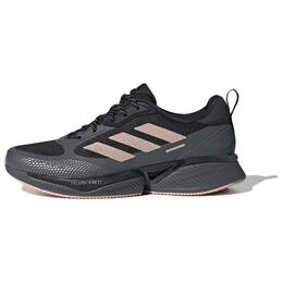 Adidas Кроссовки для бега Supernova Eterno с низким верхом, противоскользящие, износостойкие, женские, черные jq7597 | no. 1 black/metallic pink/dark gray