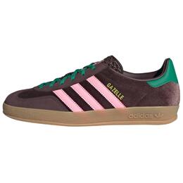 Adidas Женские кроссовки Adidas Gazelle Indoor Brown Velvet ji2714 | dark brown/bright pink/palace green
