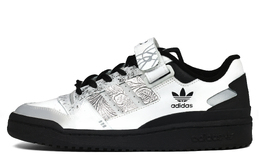 Adidas Кроссовки FORUM Skateboard Shoes Unisex Low top Black/White/Silver fy7757(team412-男女同款星空银河) | white