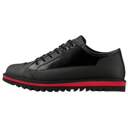 Onitsuka Tiger Blucher Lo, нескользящие, износостойкие, низкие, повседневные кроссовки, унисекс, черно-красные 1183c414-001 | black red