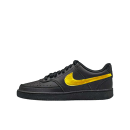 Nike Легкие и дышащие низкие кроссовки для скейтбординга Court Vision, цвет унисекс, черный, золотой dh2987-002(team577-vision金钩) | black gold