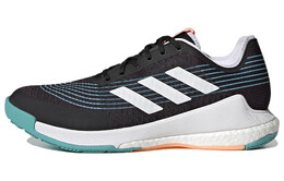 Кроссовки Crazyflight Training Shoes Men Low-top Black/white Adidas gx3748
