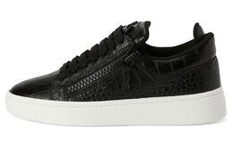Женские кроссовки с тиснением под крокодила Giuseppe Zanotti, черный rw30023002 | black