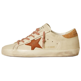 Golden Goose Кроссовки для скейтбординга Super Star Low Top, женские, бежевые gwf00101.f006546.12117