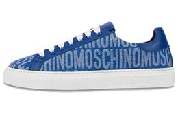 Moschino Низкие женские кроссовки для скейтбординга, синие mn15012g1g100