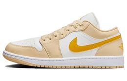 Jordan Кроссовки 1 Low Sail Yellow Ochre Women's dc0774-170 | beige yellow