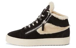 Женские кроссовки Kriss Ice Shearling с декором Giuseppe Zanotti, черный rw30036001 | black