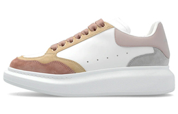 Женские низкие кроссовки Larry Alexander McQueen, белый/красный/коричневый 758982wied26755 | white red brown