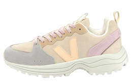 Veja Замшевые кроссовки Venturi на шнуровке бежево-серо-розовые женские vc0303213