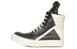 Rick Owens /RO Geobasket Высокие кроссовки для скейтбординга женские, черно-белые rp02c1894lpo-911 | black white