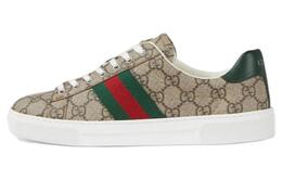 Кроссовки Women's Ace 'GG Crystal Canvas Beige' Women's Gucci, Ebony 760774 facmz 9746 | ebony