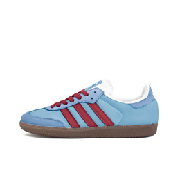 Adidas Низкие износостойкие кроссовки для скейтбординга SAMBA OG, унисекс, сине-красные b75806(team354-茶花女) | blue red