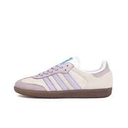 Adidas Кроссовки для скейтбординга SAMBA OG с низким верхом, износостойкие и нескользящие, унисекс, розовые, фиолетовые b75806(team354-朵拉) | pink purple