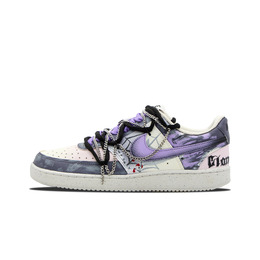 Nike Кроссовки для скейтбординга Court Vision 1 Low-Top унисекс, черные, фиолетовые dh2987-101(team256-午夜刺客) | violet