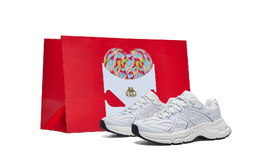 Kappa Низкие массивные кеды Venice Back to Back унисекс белого и серого цвета k0dz5mc28cj-012 | white gray