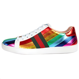 Низкие кроссовки для скейтбординга ACE, женские, радуга Gucci 475211-dxan0-6485鞋