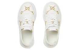 Женские кроссовки Gg 'Interlocking G White Gold' Женские Gucci 670408 aacxg 9059 | white