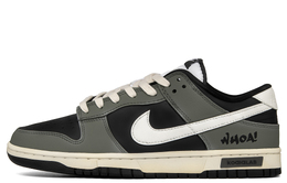 Nike Кроссовки для скейтбординга Dunk Green Wild Adventure с противоскользящим покрытием, износостойкие, унисекс, черно-зеленые dd1391-100(team94-绿野迷踪) | black