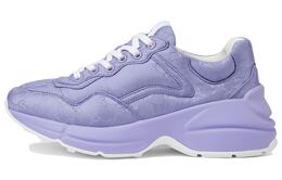 Gucci Кроссовки Rhyton Low top Casual Shoes Women's Light Purple 757886 uuy00 5306 | light purple