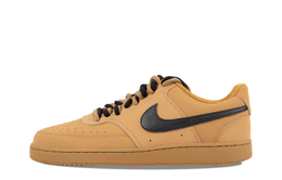 Nike Кроссовки для скейтборда Court Vision 1 с противоскользящим покрытием, износостойкие, унисекс, черные, коричневые cd5463-200（team445-黑勾小麦) | light brown