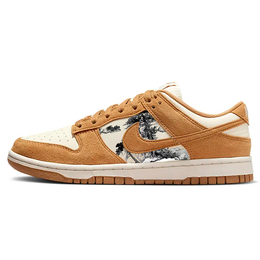 Nike Кроссовки для скейтбординга Dunk с противоскользящим износостойким верхом, унисекс, цвет желтый рис hj7673-100(team56-松石松枝) | yellow beige